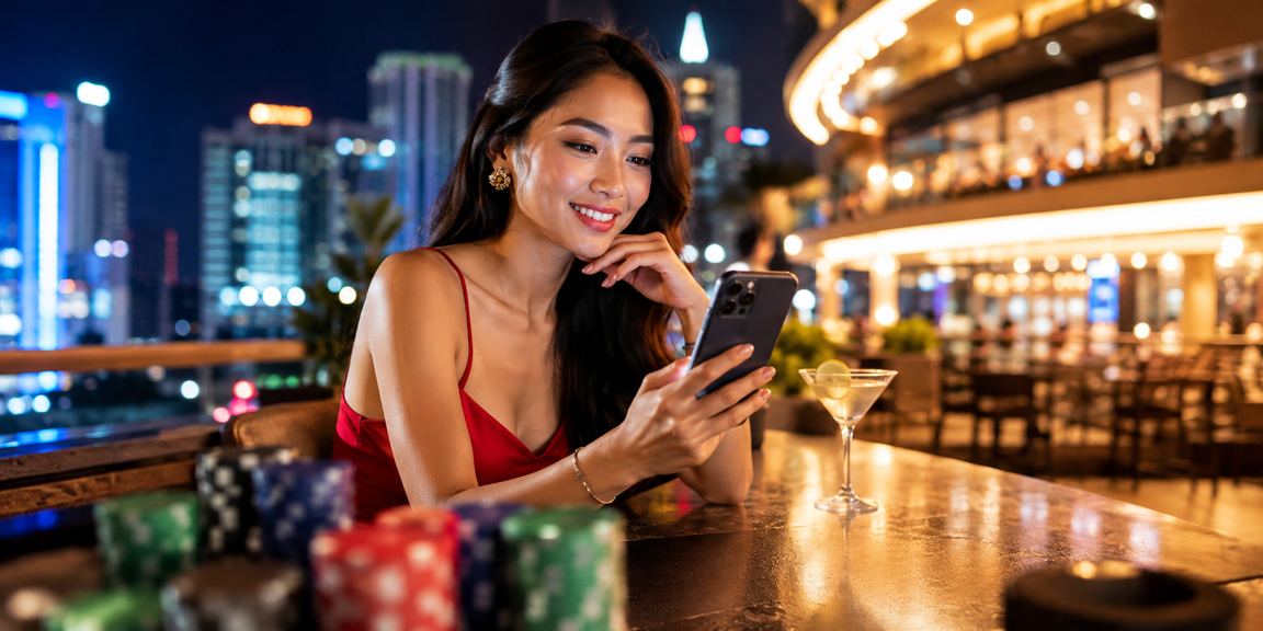 Người chơi tại Sa Pa xem kèo thể thao qua điện thoại trong không khí núi rừng