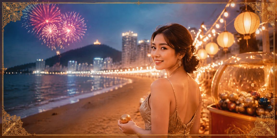 Người dùng thư giãn tại bãi biển Vũng Tàu và tham gia phân tích xổ số cùng cá cược trực tuyến